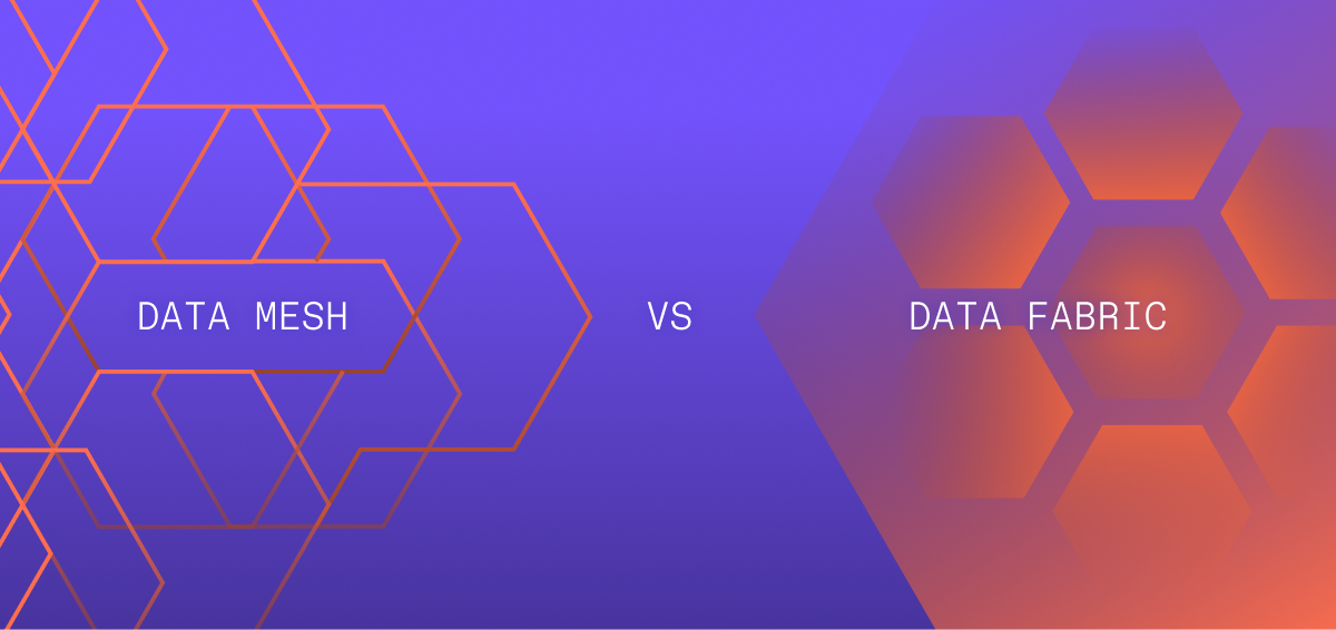 data mesh vs data fabric